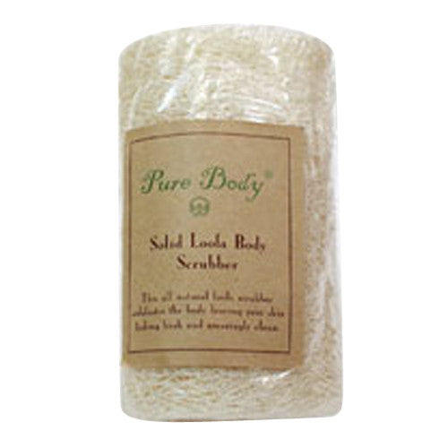 Retail Imports Solid Loofah Bath Scrubber, 6 Inches - 3 Ea